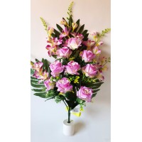 G1620 Puokštė rožyčių-smulkių gėl, 60 * 40 cm