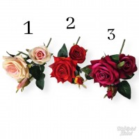 Rožių šakelė 3 žiedų G1778