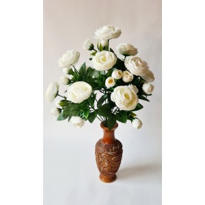 G1559 Frezijų puokšt. 45 cm, 5 šak. spalvos: šv. ružava, tams ružava, violetinė