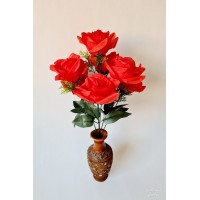 Rožių puokštė 7 žiedų, raudona sp., G165179