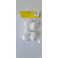 Dekoratyviniai kiaušiniai iš poliesterio, 5 vnt, G1287