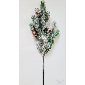 Šakelė eglės su sniegu 48 cm, N014507