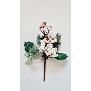 Šakelė kalėdinė 22 cm, N016006