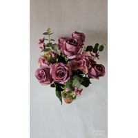 Puokštė rožių su hortenzijomis, gesinta vioeltinė sp., G243600