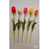 Tulpė silikoninė nepražydėjusi 1 vnt, 46 cm