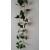 G7057 Lapų girlianda (gebenė, pelargonija su baltu, pelargonija žalia, vynuogė) 2,2 m