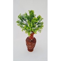 Puokštelė plastikinė 5 š. žalia sp., G237500