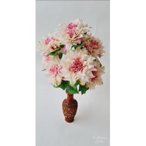 G1619 Puokštė rožių-gerberų , aukšt 60 cm, skersmuo 40 cm